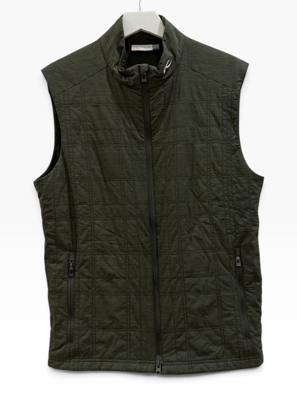 KJUS Men Rowan Insulated Quilted Vest Green Size XL Golf Outerwear - Picture 2 of 10